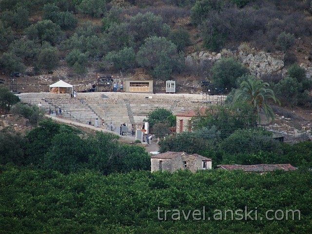 Palea Epidauros - antyczny teatr na pwyspie Nisi (May Teatr w Epidauros)